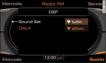 Impostazione Sound Set